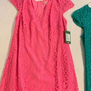 Lilly Pulitzer Erica iridescent pink large dress